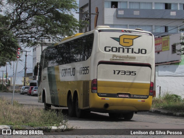 Empresa Gontijo de Transportes 17335 na cidade de Caruaru, Pernambuco, Brasil, por Lenilson da Silva Pessoa. ID da foto: 10318564.