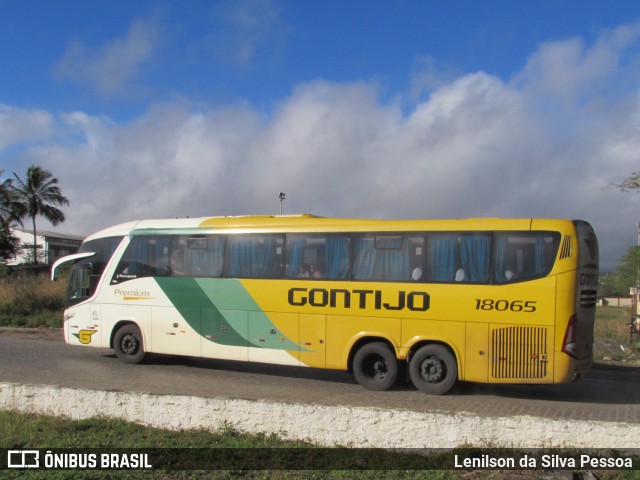 Empresa Gontijo de Transportes 18065 na cidade de Caruaru, Pernambuco, Brasil, por Lenilson da Silva Pessoa. ID da foto: 10318581.