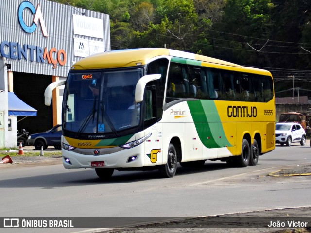 Empresa Gontijo de Transportes 19555 na cidade de Ilhéus, Bahia, Brasil, por João Victor. ID da foto: 10320127.