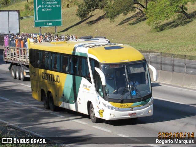 Empresa Gontijo de Transportes 18130 na cidade de São José dos Campos, São Paulo, Brasil, por Rogerio Marques. ID da foto: 10319779.