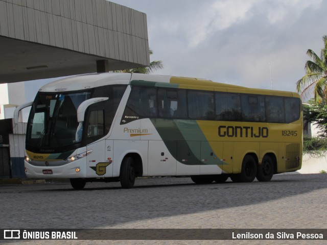 Empresa Gontijo de Transportes 18245 na cidade de Caruaru, Pernambuco, Brasil, por Lenilson da Silva Pessoa. ID da foto: 10318636.