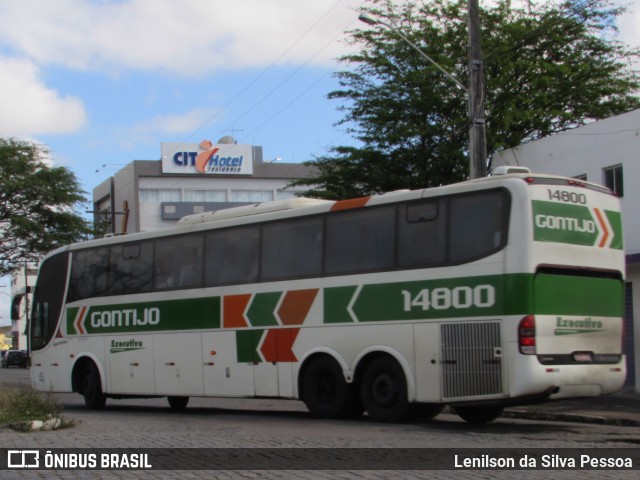 Empresa Gontijo de Transportes 14800 na cidade de Caruaru, Pernambuco, Brasil, por Lenilson da Silva Pessoa. ID da foto: 10318576.