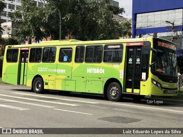 Santo Antônio Transportes Niterói 2.2.031 na cidade de Niterói, Rio de Janeiro, Brasil, por Luiz Eduardo Lopes da Silva. Número da foto: #10320249.