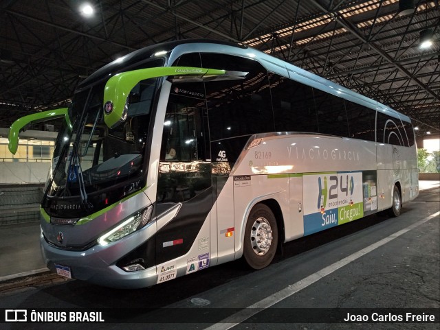 Viação Garcia 82169 na cidade de Bauru, São Paulo, Brasil, por Joao Carlos Freire. ID da foto: 10321410.