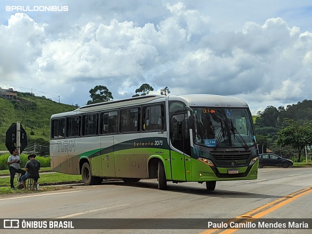 Turin Transportes 2075 na cidade de Conselheiro Lafaiete, Minas Gerais, Brasil, por Paulo Camillo Mendes Maria. ID da foto: 10323821.