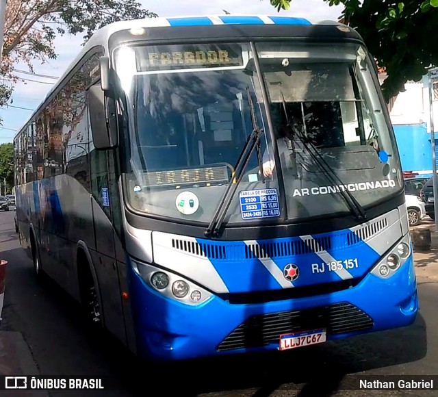 Viação Mauá RJ 185.151 na cidade de Rio de Janeiro, Rio de Janeiro, Brasil, por Nathan Gabriel. Número da foto: #10321603.