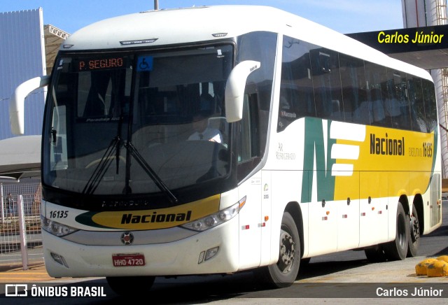 Viação Nacional 16135 na cidade de Goiânia, Goiás, Brasil, por Carlos Júnior. ID da foto: 10323125.