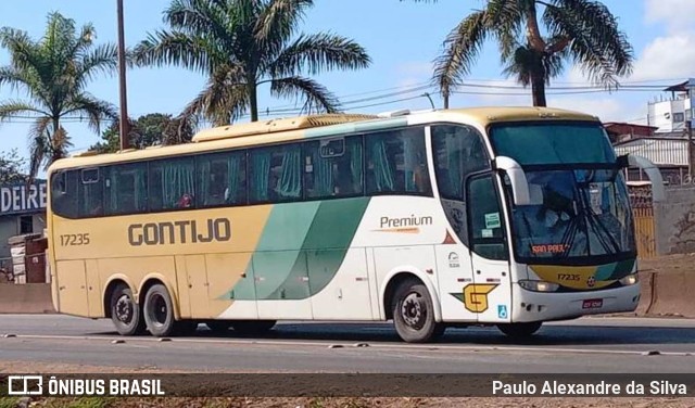 Empresa Gontijo de Transportes 17235 na cidade de Betim, Minas Gerais, Brasil, por Paulo Alexandre da Silva. ID da foto: 10323303.