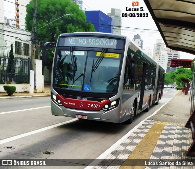 Viação Gatusa Transportes Urbanos 7 6377 na cidade de São Paulo, São Paulo, Brasil, por Lucas Santos da Silva. Número da foto: #10321538.