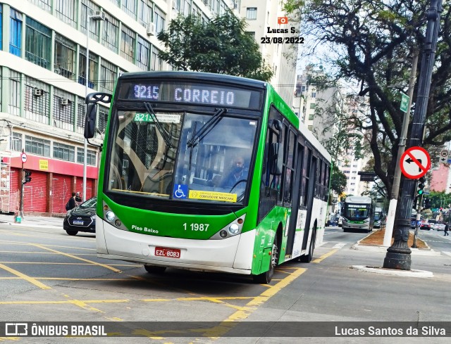 Viação Santa Brígida 1 1987 na cidade de São Paulo, São Paulo, Brasil, por Lucas Santos da Silva. ID da foto: 10321513.