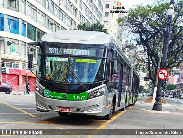 Viação Santa Brígida 1 1077 na cidade de São Paulo, São Paulo, Brasil, por Lucas Santos da Silva. Número da foto: #10321509.