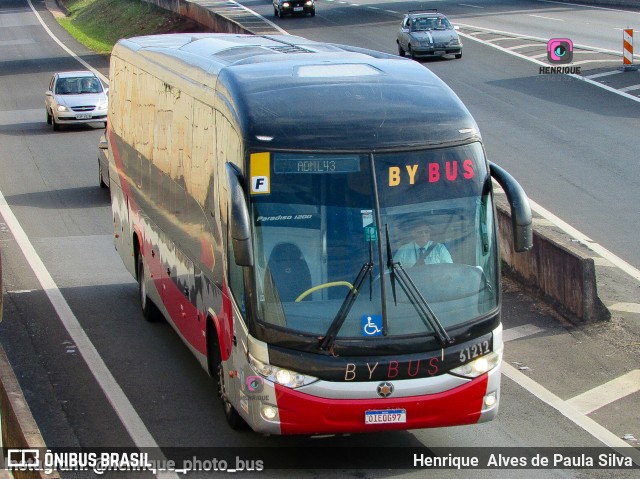 By Bus Transportes Ltda 61212 na cidade de Campinas, São Paulo, Brasil, por Henrique Alves de Paula Silva. Número da foto: #10321824.