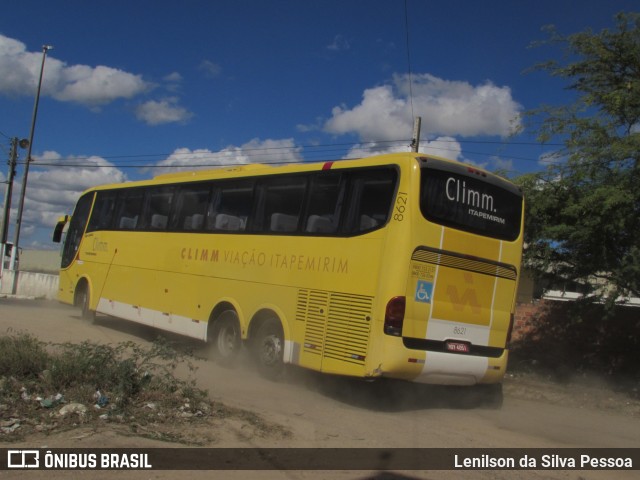 Viação Itapemirim 8621 na cidade de Caruaru, Pernambuco, Brasil, por Lenilson da Silva Pessoa. ID da foto: 10321801.