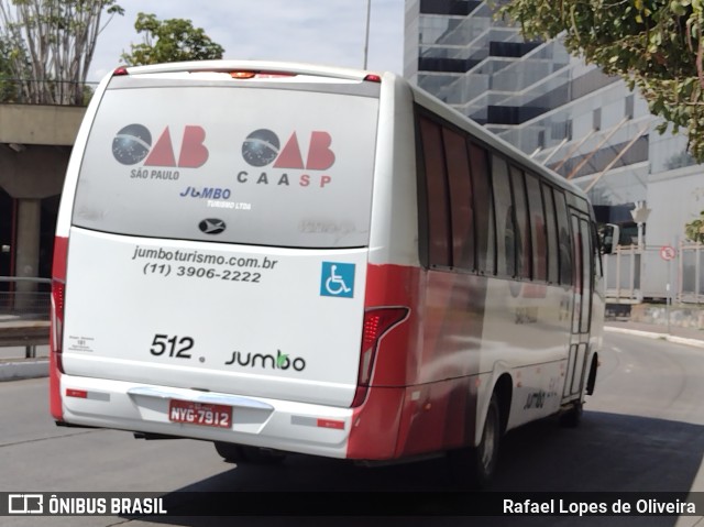 Jumbo Turismo 512 na cidade de São Paulo, São Paulo, Brasil, por Rafael Lopes de Oliveira. ID da foto: 10321499.