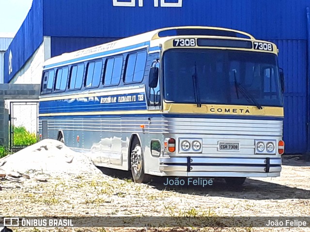 Ônibus Particulares 7308 na cidade de Canas, São Paulo, Brasil, por João Felipe. ID da foto: 10322210.