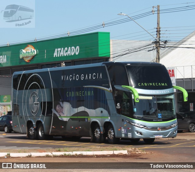 Viação Garcia 86026 na cidade de Cascavel, Paraná, Brasil, por Tadeu Vasconcelos. ID da foto: 10321553.