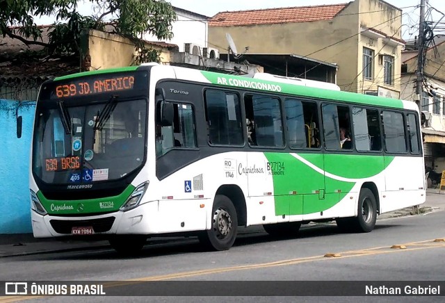 Caprichosa Auto Ônibus B27134 na cidade de Rio de Janeiro, Rio de Janeiro, Brasil, por Nathan Gabriel. ID da foto: 10322005.