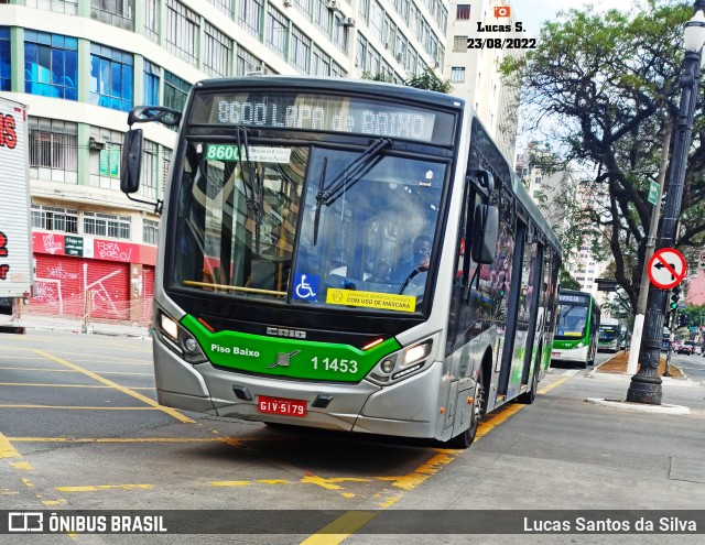 Viação Santa Brígida 1 1453 na cidade de São Paulo, São Paulo, Brasil, por Lucas Santos da Silva. Número da foto: #10321519.