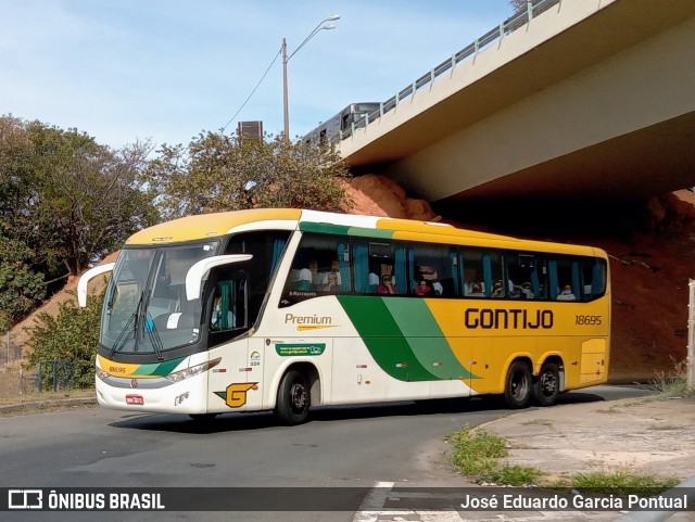 Empresa Gontijo de Transportes 18695 na cidade de Campinas, São Paulo, Brasil, por José Eduardo Garcia Pontual. Número da foto: #10324515.