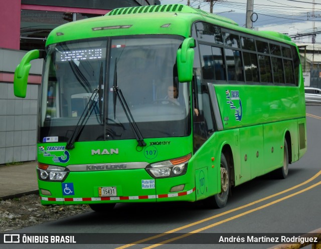 TRACOPA - Transportes Costarricenses Panameños 107 na cidade de La Uruca, San José, San José, Costa Rica, por Andrés Martínez Rodríguez. ID da foto: 10326396.