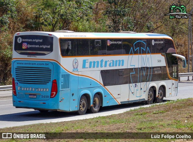 Emtram 5410 na cidade de Três Rios, Rio de Janeiro, Brasil, por Luiz Felipe Coelho. ID da foto: 10324788.