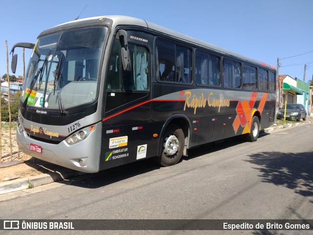 Rápido Campinas 11276 na cidade de Francisco Morato, São Paulo, Brasil, por Espedito de Brito Gomes. ID da foto: 10327678.