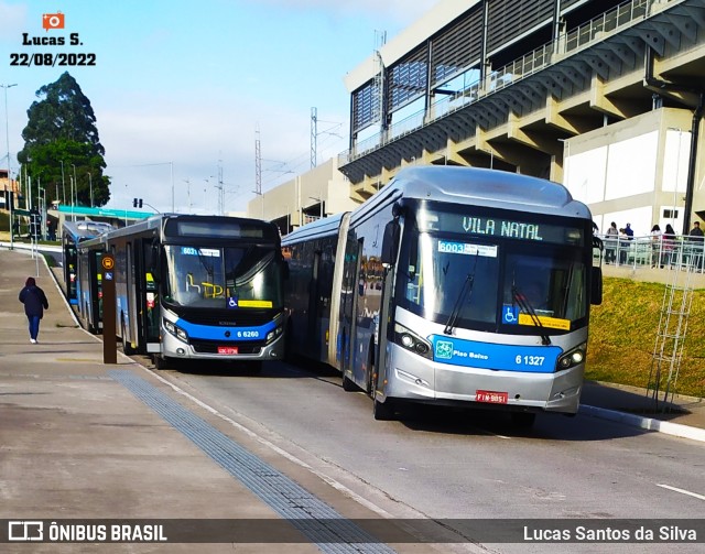 Viação Grajaú S.A. 6 1327 na cidade de São Paulo, São Paulo, Brasil, por Lucas Santos da Silva. Número da foto: #10325308.