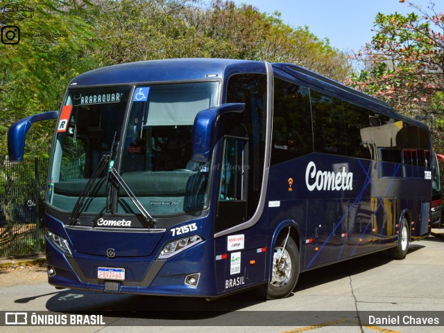 Viação Cometa 721513 na cidade de São Paulo, São Paulo, Brasil, por Daniel Chaves. Número da foto: #10326192.