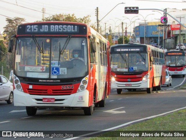 Itajaí Transportes Coletivos 2994 na cidade de Campinas, São Paulo, Brasil, por Henrique Alves de Paula Silva. Número da foto: #10327377.