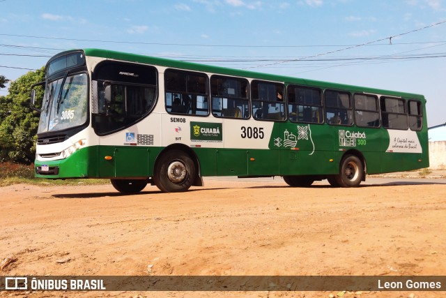 Expresso Caribus Transportes 3085 na cidade de Cuiabá, Mato Grosso, Brasil, por Leon Gomes. Número da foto: #10327625.