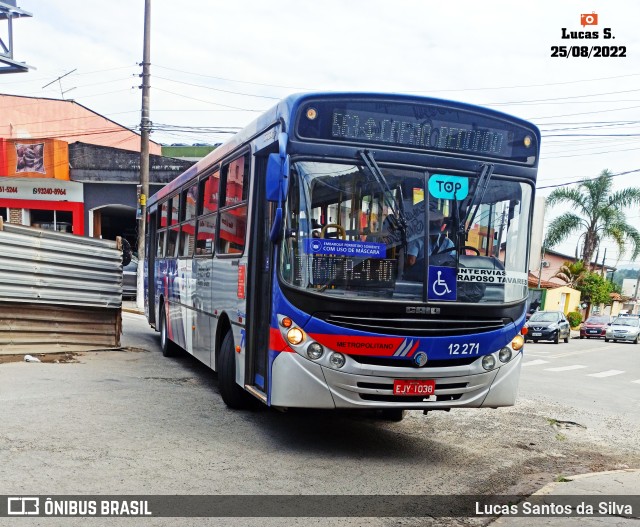 Auto Viação Bragança Metropolitana > Viação Raposo Tavares 12.271 na cidade de Embu-Guaçu, São Paulo, Brasil, por Lucas Santos da Silva. Número da foto: #10325248.