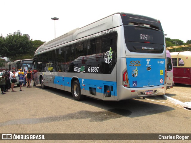 Transwolff Transportes e Turismo 6 6897 na cidade de São Paulo, São Paulo, Brasil, por Charles Roger. Número da foto: #10326282.