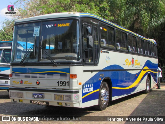 Vip Bus Comércio de Ônibus 1991 na cidade de Campinas, São Paulo, Brasil, por Henrique Alves de Paula Silva. Número da foto: #10327177.