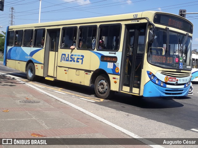 Master Transportes Coletivos de Passageiros RJ 159.120 na cidade de Nova Iguaçu, Rio de Janeiro, Brasil, por Augusto César. ID da foto: 10325219.