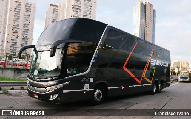 Viação Esmeralda Transportes 4740 na cidade de São Paulo, São Paulo, Brasil, por Francisco Ivano. ID da foto: 10244905.