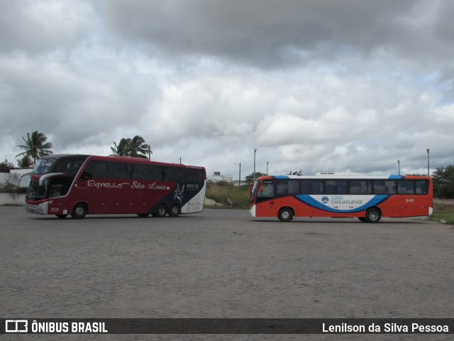 Expresso São Luiz 7820 na cidade de Caruaru, Pernambuco, Brasil, por Lenilson da Silva Pessoa. Número da foto: #10244198.