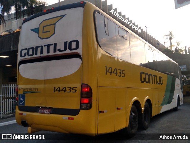 Empresa Gontijo de Transportes 14435 na cidade de Belo Horizonte, Minas Gerais, Brasil, por Athos Arruda. ID da foto: 10245257.