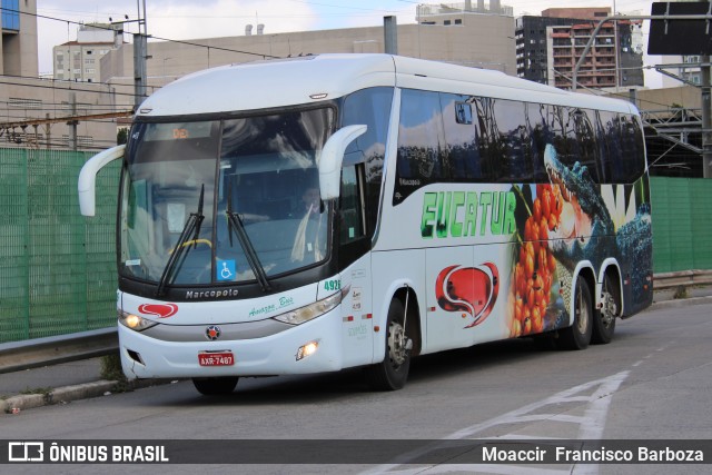 Eucatur - Empresa União Cascavel de Transportes e Turismo 4926 na cidade de São Paulo, São Paulo, Brasil, por Moaccir  Francisco Barboza. ID da foto: 10244165.