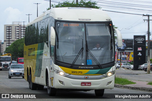 Empresa Gontijo de Transportes 18575 na cidade de Aracaju, Sergipe, Brasil, por Wangledyson Adolfo. ID da foto: 10245326.