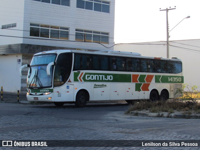 Empresa Gontijo de Transportes 14350 na cidade de Caruaru, Pernambuco, Brasil, por Lenilson da Silva Pessoa. Número da foto: #10244249.