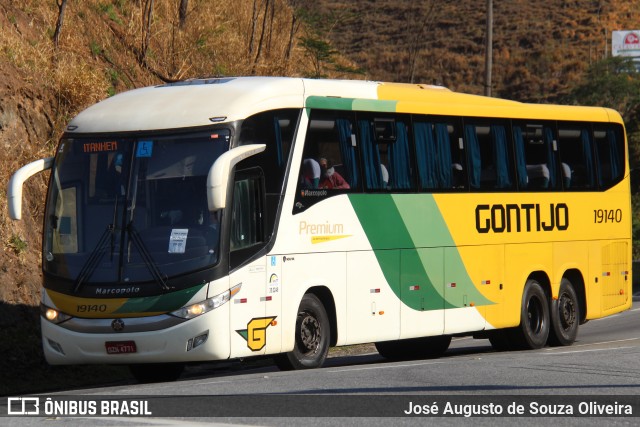 Empresa Gontijo de Transportes 19140 na cidade de Piraí, Rio de Janeiro, Brasil, por José Augusto de Souza Oliveira. Número da foto: #10244089.