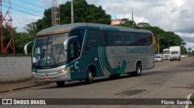 Auto Viação Camurujipe 4115 na cidade de Cruz das Almas, Bahia, Brasil, por Flávio  Santos. Número da foto: #10244378.