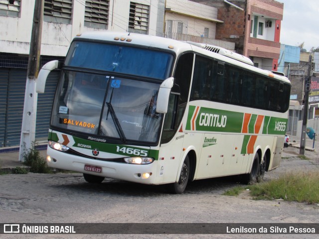Empresa Gontijo de Transportes 14665 na cidade de Caruaru, Pernambuco, Brasil, por Lenilson da Silva Pessoa. Número da foto: #10243742.