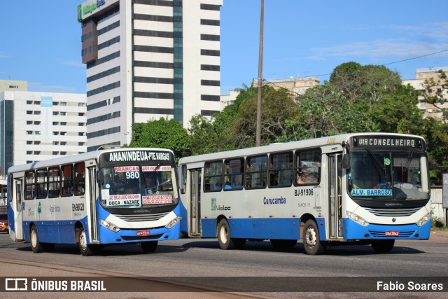Transportes Barata BN-98020 na cidade de Belém, Pará, Brasil, por Fabio Soares. Número da foto: #10245991.