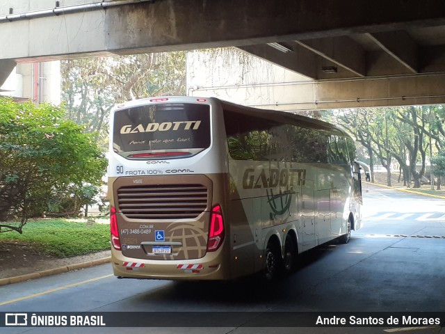 Auto Viação Gadotti 3521 na cidade de São Paulo, São Paulo, Brasil, por Andre Santos de Moraes. ID da foto: 10245640.