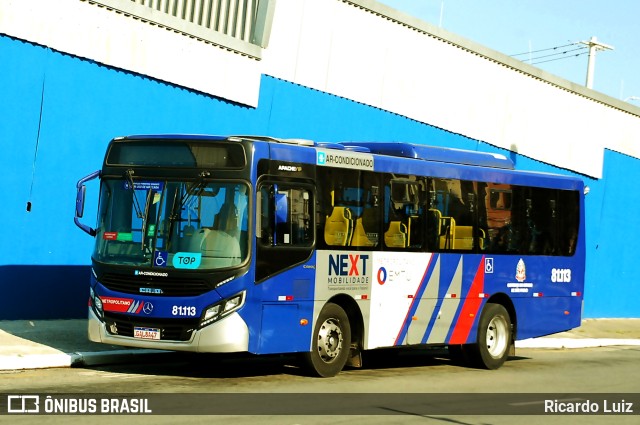 Next Mobilidade - ABC Sistema de Transporte 81.113 na cidade de São Paulo, São Paulo, Brasil, por Ricardo Luiz. ID da foto: 10244504.