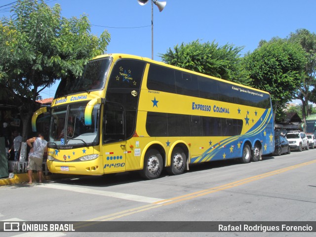 Expresso Colonial 14490 na cidade de Caruaru, Pernambuco, Brasil, por Rafael Rodrigues Forencio. ID da foto: 10242844.