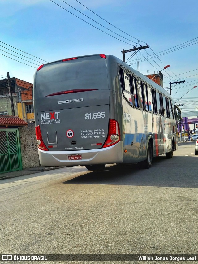 Next Mobilidade - ABC Sistema de Transporte 81.695 na cidade de Diadema, São Paulo, Brasil, por Willian Jonas Borges Leal. ID da foto: 10242924.