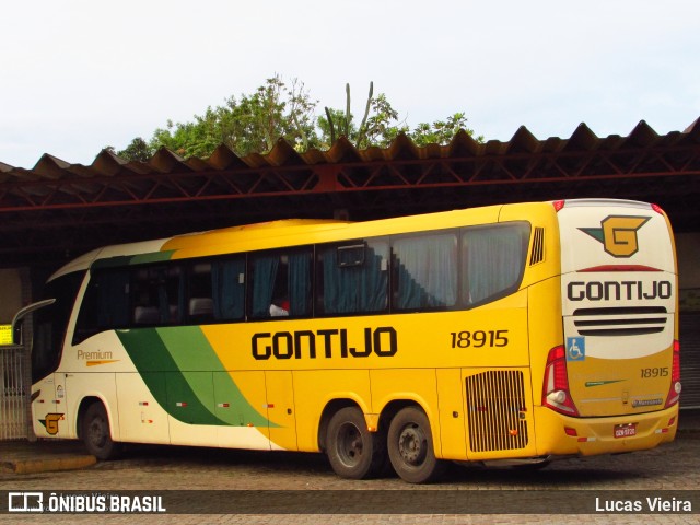 Empresa Gontijo de Transportes 18915 na cidade de Vitória da Conquista, Bahia, Brasil, por Lucas Vieira. ID da foto: 10245032.