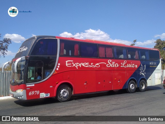 Expresso São Luiz 6970 na cidade de Brasília, Distrito Federal, Brasil, por Luis Santana. Número da foto: #10244997.